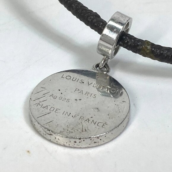 LOUIS VUITTON M65436 Accessories Pandantif Fleur Monogram Choker - Picture 4 of 7